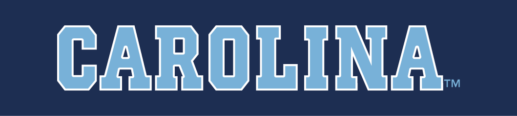 North Carolina Tar Heels 2015-Pres Wordmark Logo 04 vinyl decal